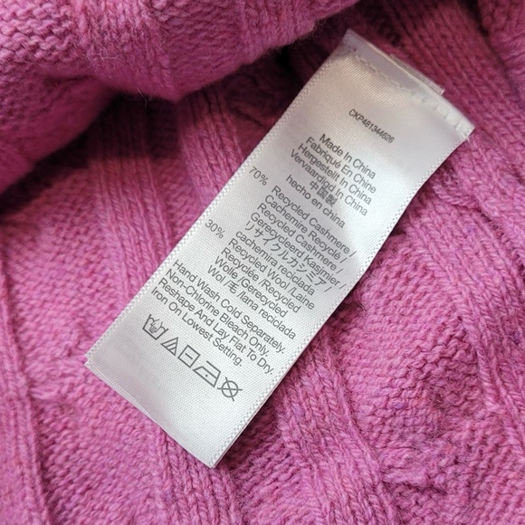 Madewell Cropped Cable Knit Sweater - Picture 9 of 9